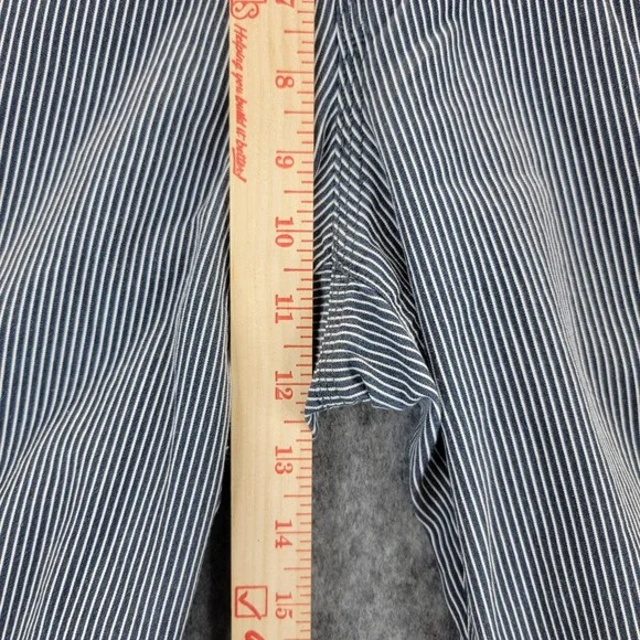 Banana Republic Cargo Shorts Mens 34 Pinstripe Pockets Summer Casual Lightweight - Picture 11 of 14